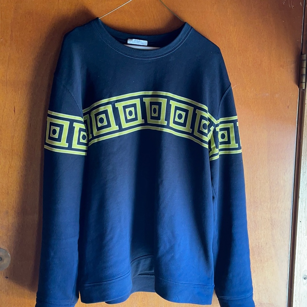 Versace sweater with signature pattern